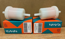 GENUINE KUBOTA FUEL INLINE FILTER (x2) 1258143013 FOR BX261 GR2120 G231 G231 G21
