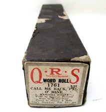 Vintage Player Piano Roll