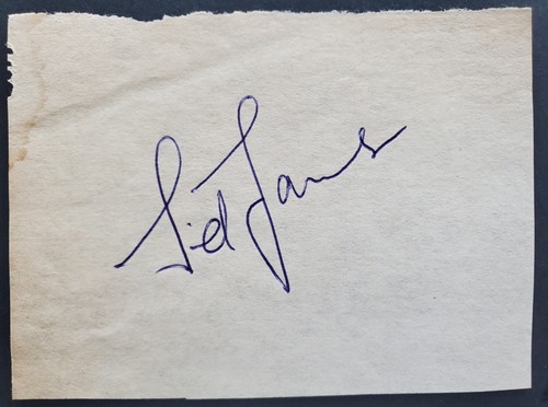 Sid james autograph carry - autograph,