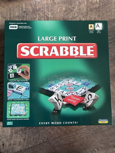 Scrabble large print rnib - scrabble,