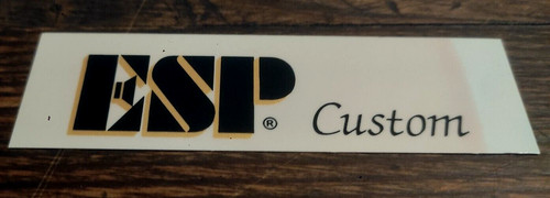 Esp custom headstock logo - custom,