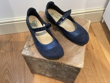 Naot Blue Suede Kirie Shoe, Fits Orthotic, Womens Size 7UK, EUR 40