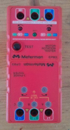 Meterman epm3 phase rotation - epm3,