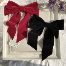 Velvet Large Bow Hairpin Hair Accessories Bang Clip Bowknot Hair Clips  Girls