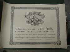 John Rocque MAP Of the Cities of London  and Westminster X16 SHEETS C1746/C1971