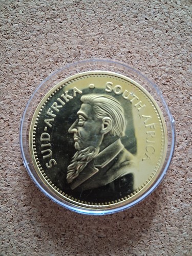 1972 gold plated krugerrand - 1972,