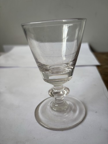 Georgian drinking glass c1830 - drinking,
