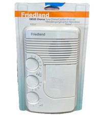 Friedland Doorbell Chime Chorus D852E Dual Tone Transformer/Batteries NEW IN BOX