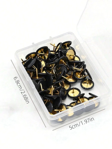 100 drawing pins thumb tacks - pins,