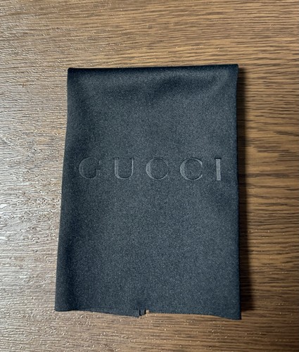 Gucci black microfiber cloth - gucci,