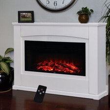 8kw electric fireplace - 1.8kw, led