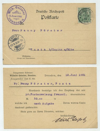 94885 postcard wilh - 94885,