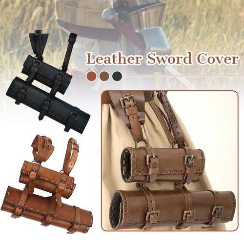 Medieval double sword sheath - double,