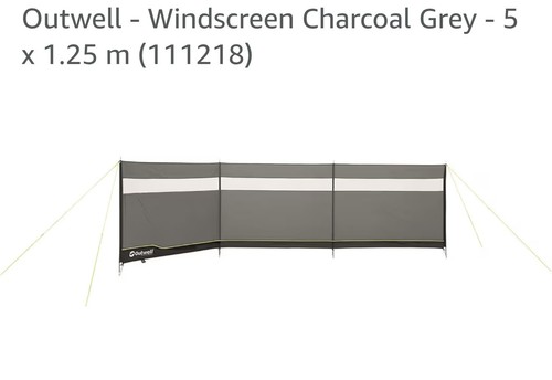Outwell windscreen charcoal - windscreen,