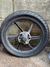 Honda CBR125R 2003-2010 REAR wheel and tyre 100/80-17 Michelin Pilot Street