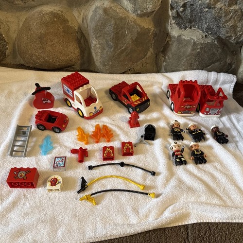 Lego duplo fire station - duplo, rescue