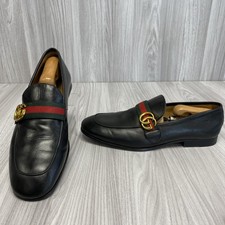 Gucci Black Loafers Leather