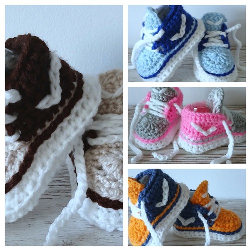 Handmade baby crochet - crochet, shoes