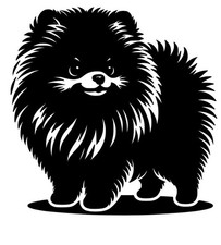 New Pomeranian Puppy Dog Decal