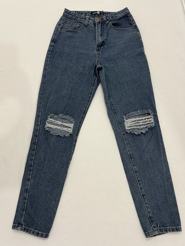 Boohoo blue ripped jeans - boohoo,