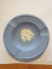 Wedgwood Blue Jasperware Vintage Trinket Dish Ashtray