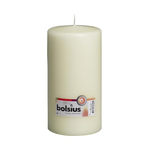 Bolsius ivory pillar candles - bolsius,