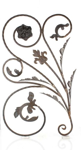 Wrought iron ornament - iron,