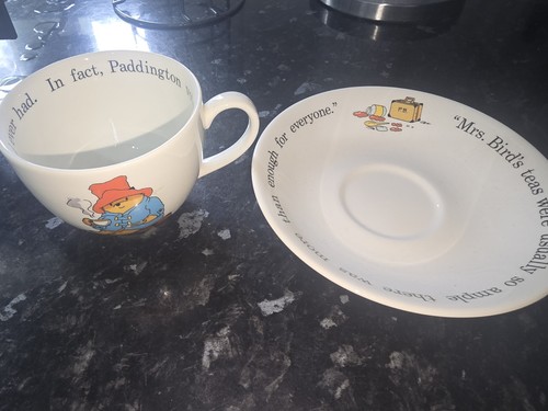 Coalport paddington bear tea - bear,