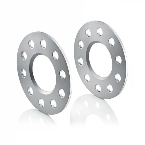 Wheel spacer flange silver - 2x,