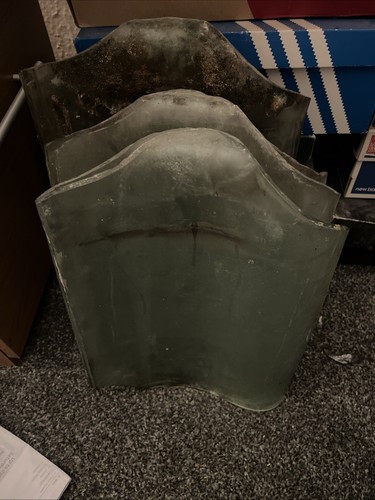 Glass pantiles pieces - 8,