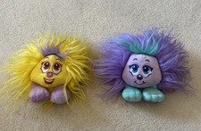 Shnooks Woogie pair of 2 yellow and purple soft plush old toy sold out online