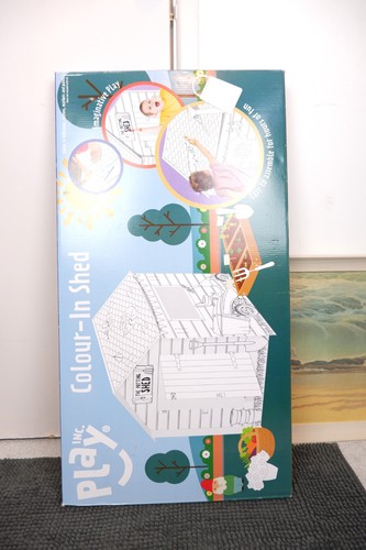Huge playhouse colour shed - playhouse, colour-in