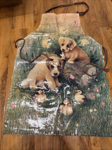 Vintage 1980s apron puppies - vintage,