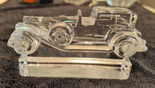 DUESENBERG MODEL J 1930 CRYSTAL CAR PAPERWEIGHT