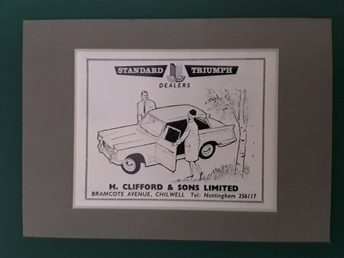 Triumph herald advert - herald,