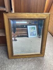 Vintage Style Gold Painted Wooden Framed Wall Hanging Mirror 55 x 65 cm