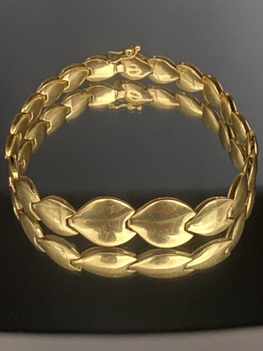 18k gold bracelet good quality - gold,