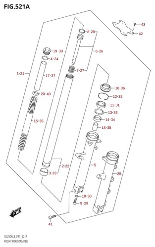 Suzuki genuine slide - genuine, metal