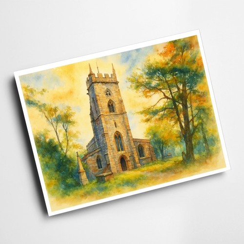 Print the parish church - a6,
