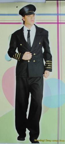 Mens adults black pilot - mens,