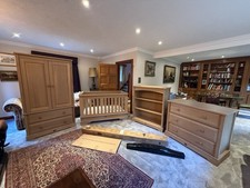 Boori Eton (Natural) Convertible Cot Bed & Wardrobe, Bookcase, Changing Station