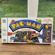 Vintage Pac Man Board Game MB 1980s Retro Arcade Classic missing 1 marble