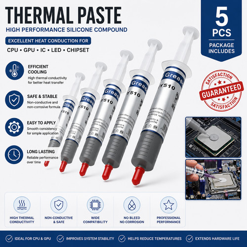 Thermal paste heatsink - 5x,