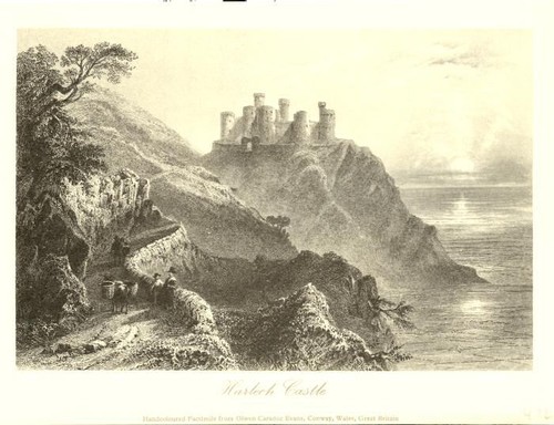 Harlech castle wales - castle,