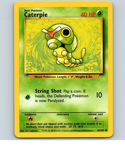 Caterpie 102 common base - common,