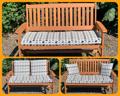 Garden bench cushion 3ft - bench, cushion,