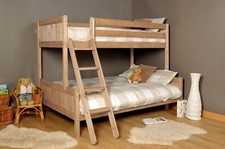 TRIPLE WOODEN BUNK BED CLASSIC