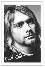 KURT COBAIN Signed Autograph PHOTO Fan Gift Signature Print NIRVANA Music