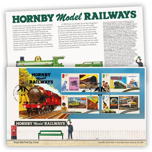 Hornby model railways stamp - hornby,