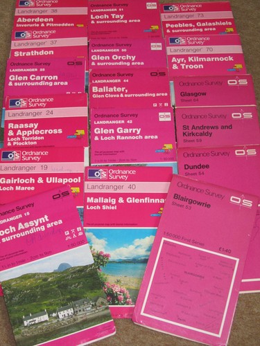 Ordnance survey landranger - survey,